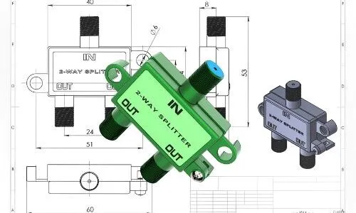 Cable TV Splitter