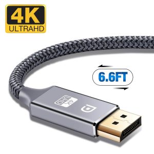 Capshi Nylon Braided 4K DP Cable