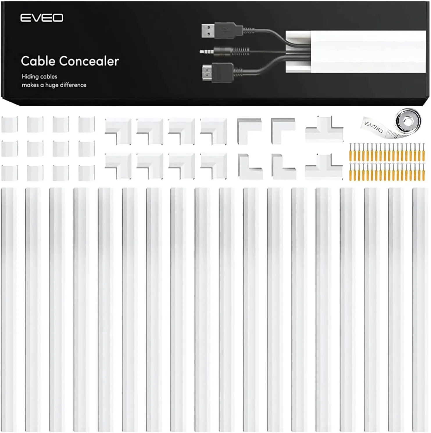 4. EVEO Cord Hider 306″