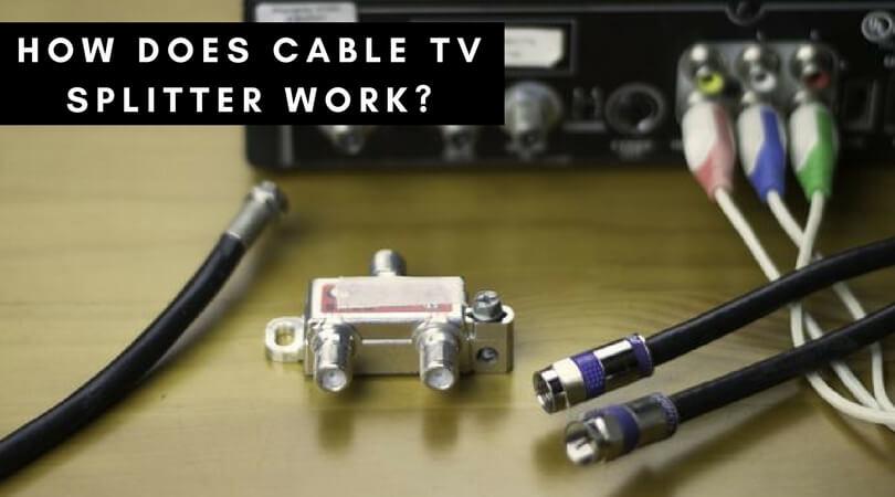 How does a cable TV splitter work_