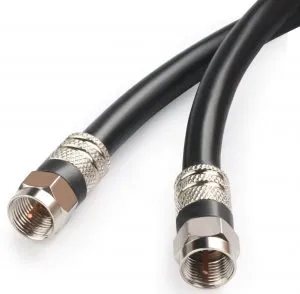 Postta Quad Shielded Black RG6 Coaxial Cable