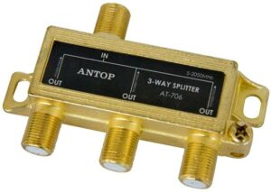 Antop 3 Way TV Signal Splitter