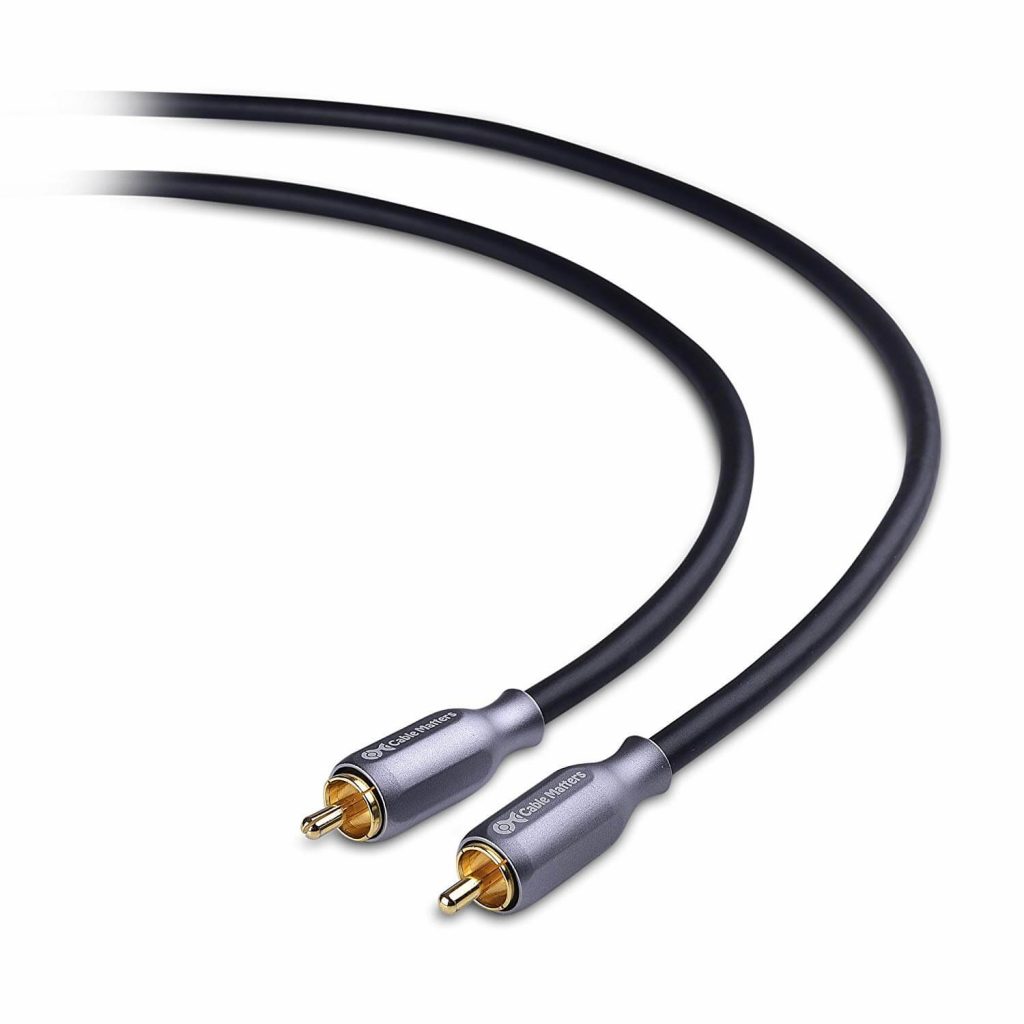 Cable Matters Subwoofer Digital Coaxial Audio Cable