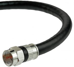 Mediabridge CJ50-6BF-N1 RG6 Coaxial Cable with F-Male Connectors