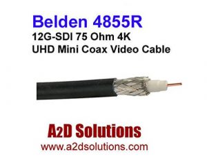 Belden 4855R 4K Ultra-High-Definition Coax Cable for 12G