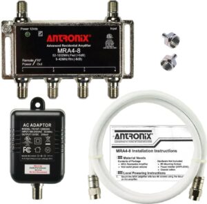 4-Port Digital Signal Amplifier/Booster/Splitter – Antronix MRA4-8