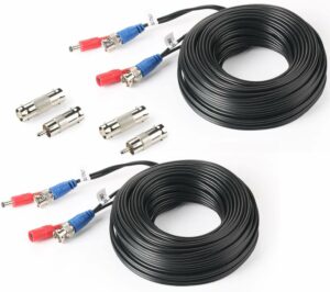 SHD 33 feet BNC Video Power Cable – 2 Pack