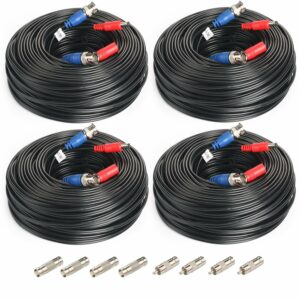 SHD BNC Video Cable – 4 Pack